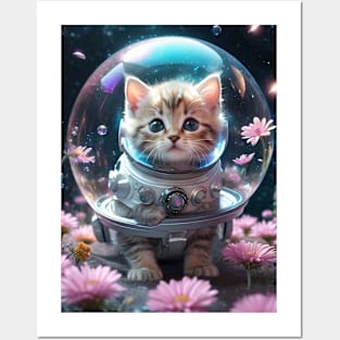 Astro Cat Posters and Art